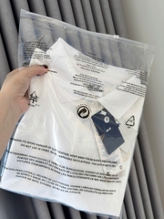 A543-Áo polo trắng thêu chữ B.B nhà máy full tem loại đẹp