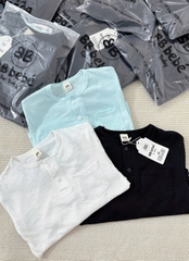 )CB173- (9-27kg) Combo 3 áo thun xước dài tay thu đông bé trai VNXK