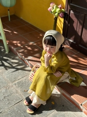 SET ÁO DÀI PHỐI CỔ HOA NGỰC KẾT CƯỜM 💎p