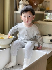 Cb409- Combo 2 bộ tăm xanh- ghi chất mềm vải đẹp