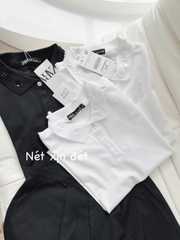 SET486-SET POLO ĐÍNH HOA MIX SHORT LI TRƯỚC 🌷