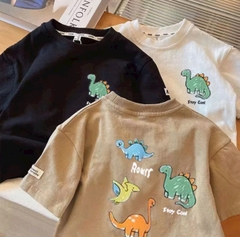 CB296- combo 3 áo in khủng long chất cotton 3 màu