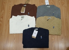 A461-Áo len thừng màu than cổ tròn hàng nhà máy đủ tem mác