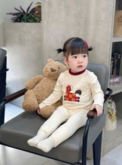 Bt790- Bộ nỉ lót lông Tết BÍnh Ngọ cho bé