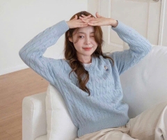 A440- Áo len gấu cổ V 3 màu hàng nhà máy chuẩn