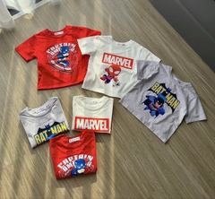 Cb336- Combo 3 áo thun Marvel. Cộc tay in pet ko nổ