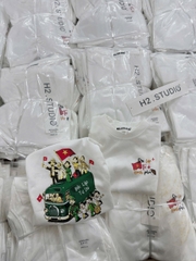 A237- áp phông trắng mẹ con  dịp lễ Yêu Nươc