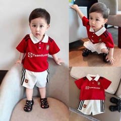 Cb359- Combo 2 bộ Team Mumber quần cộc bé trai