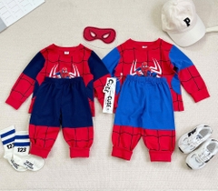 BT610-Bộ dài tay nhện siêu nhân bé trai tặng kèm mặt nạ