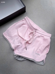 Set754- Bộ mặc nhà cộc tay hồng nhạt phối xám