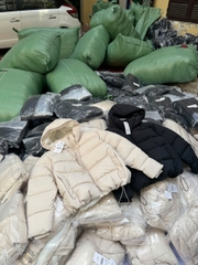 A168-Áo phao đông ấm 2 màu đen trắng