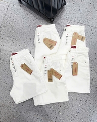 QUAN031-Quần JEANS ngố LÌ VAI màu trắng hàng nhà máy full tem