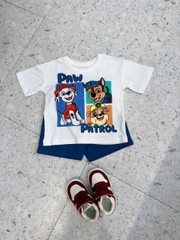 BT327- Bộ CỨU HỘ quần than cạp chun ao cotton mát