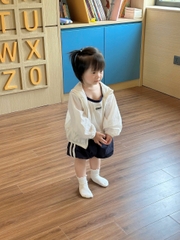 aokid023-Áo gió nhăn 4 màu 1 lớp chất mềm đẹp