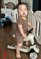 BT298-Bộ tăm HÀN màu trơn 4 màu MINKY MOM chất đẹp