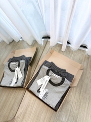 SET954-Set áo thun cộc ngựa xám phối quần baggy