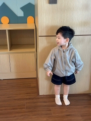 aokid023-Áo gió nhăn 4 màu 1 lớp chất mềm đẹp