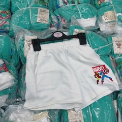 BT162-Bộ cotton xược MARVEL xanh lá mix kèm quần nỉ cua trắng