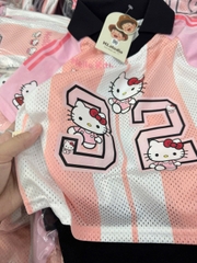 BT992-Bộ thông hơi kitty hồng cho bé gái