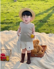 BT945- Combo 4 áo ba lỗ thông hơi cho bé 9-23kg