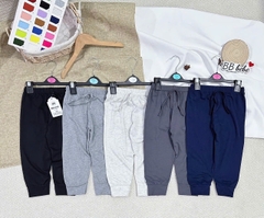 CB295- combo 5 quần thun Bảng màu Than bé trai cạp chun