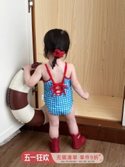 BT533-Bộ ren dây tặng kèm hoa trắng-đỏ 2 lớp