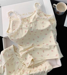 Set876- Bộ 2 dây mặc nhà cộc có sẵn đệm ngực CÓ SIZE LỚN