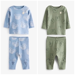 CB015- Combo 2 bộ tăm thun 2 màu xanh trẻ em VNxK