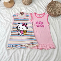 BT953- Combo 2 váy suông sát nách bé gái