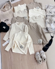 Cb420- Combo 3 áo zip lông màu nhạt cổ 3phân