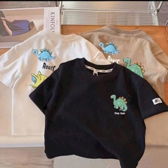 CB296- combo 3 áo in khủng long chất cotton 3 màu