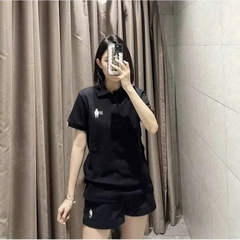 ✌🏻SET505- Bộ GẤU thêu màu trắng quần short cạp chun