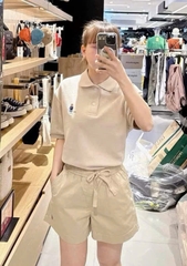 ✌🏻SET505- Bộ GẤU thêu màu trắng quần short cạp chun