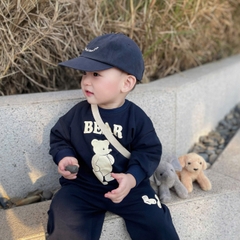 BN172-Bộ ni BABY BEAR 2 màu than'be