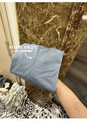 a215-Áo chống nắng chất UMI dẻo mềm,mũ to 6 màu freesize