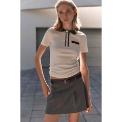 ✌🏻A252- Áo lên ZIRI viền cổ đức túi ngực 2 màu full tem