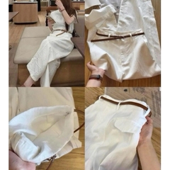 QUAN108-Quần kaki suông 4 MÀU TẶNG KÈM ĐAI