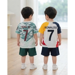 Bt1014- Bộ bóng đá số 7 2 màu cộc tay chất mè thun lạnh