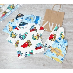 CB106- Combo 2 bộ xược khủng long bé trai VNXK