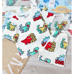 CB106- Combo 2 bộ xược khủng long bé trai VNXK