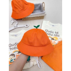 BT523- Set cam 1-6 kèm mũ chất cotton trẻ em