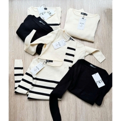 [HÀNG LOẠI 1]A345- Áo len cổ thuyền 3 màu  full tem dày dặn