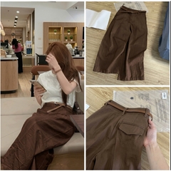 QUAN108-Quần kaki suông 4 MÀU TẶNG KÈM ĐAI