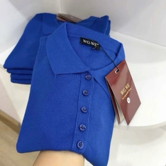 A599-Áo len polo dệt kim cộc tay 3 màu mẫu mới maisushishop