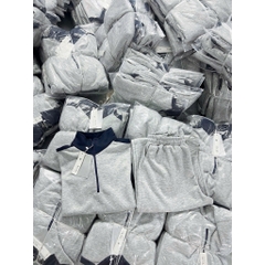 Set791- Set bộ nỉ haida màu than áo dây rút cổ cao- quần suông