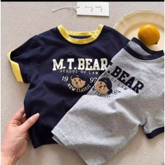 Cb429- Combo 3 áo thun cộc tay gấu BEAR cho bé 9-25kg