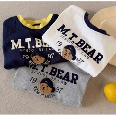 Cb429- Combo 3 áo thun cộc tay gấu BEAR cho bé 9-25kg