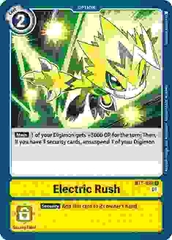 Electric Rush - BT7-099 U - Uncommon