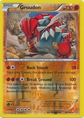 Groudon - 84/160 - Rare - Reverse Holo