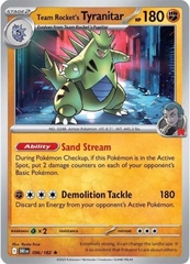 Team Rocket's Tyranitar - 096/182 - Holo Rare